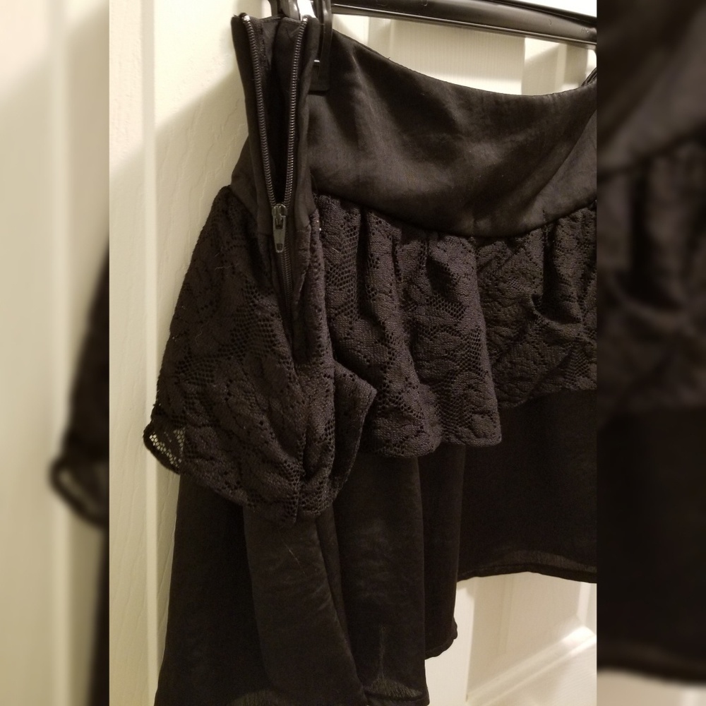 Black Ruffle Skirt - Picture 4 of 5